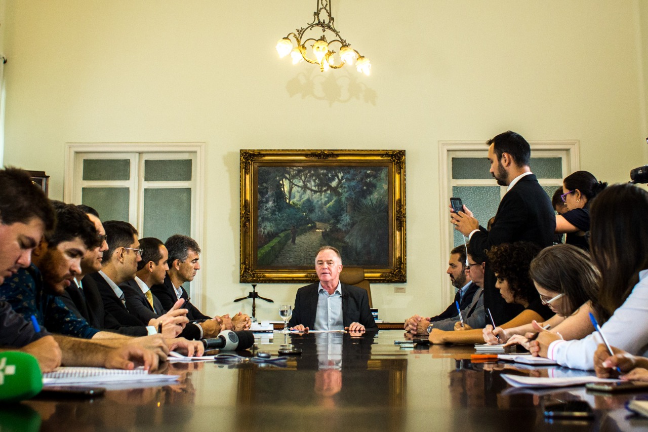 21.02.2018 - Coletiva - Fundo Soberano - Foto  Ademir Ribeiro - Secom