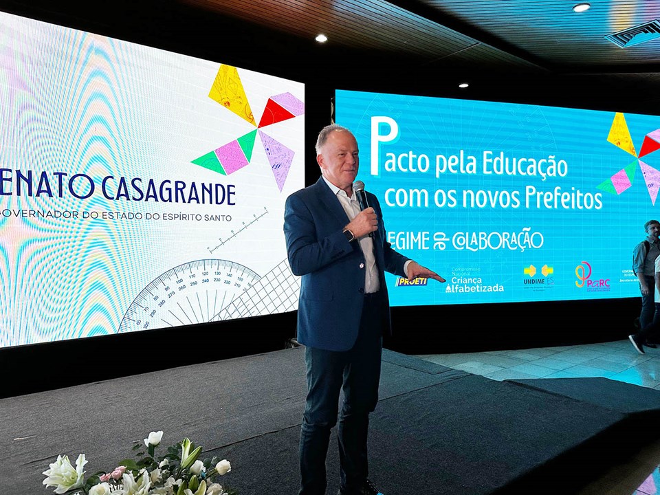 Pacto pela Educação|||Fotógrafo:Mateus Fonseca/Governo-ES