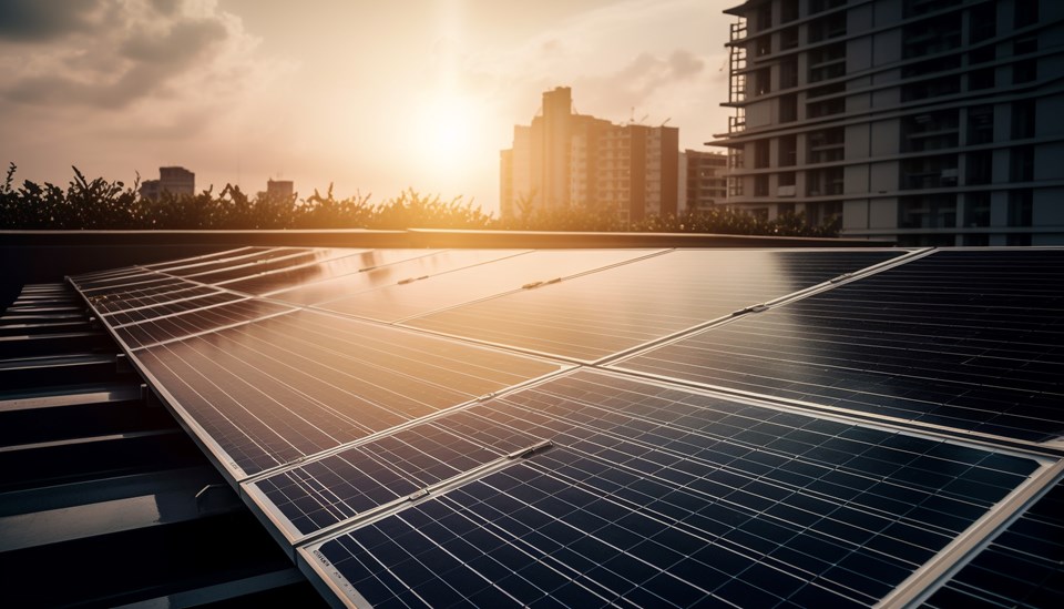 estacao-de-energia-solar-futurista-gera-eletricidade-limpa-gerada-por-ia|||Fotógrafo:Cacá Lima