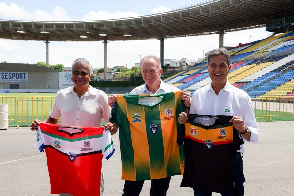 uniformes da Copa Sesport|||Fotógrafo:Mateus Fonseca/Governo-ES