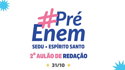 Pré-Enem Espírito Santo realiza último aulão de redação de 2026 neste sábado (31)